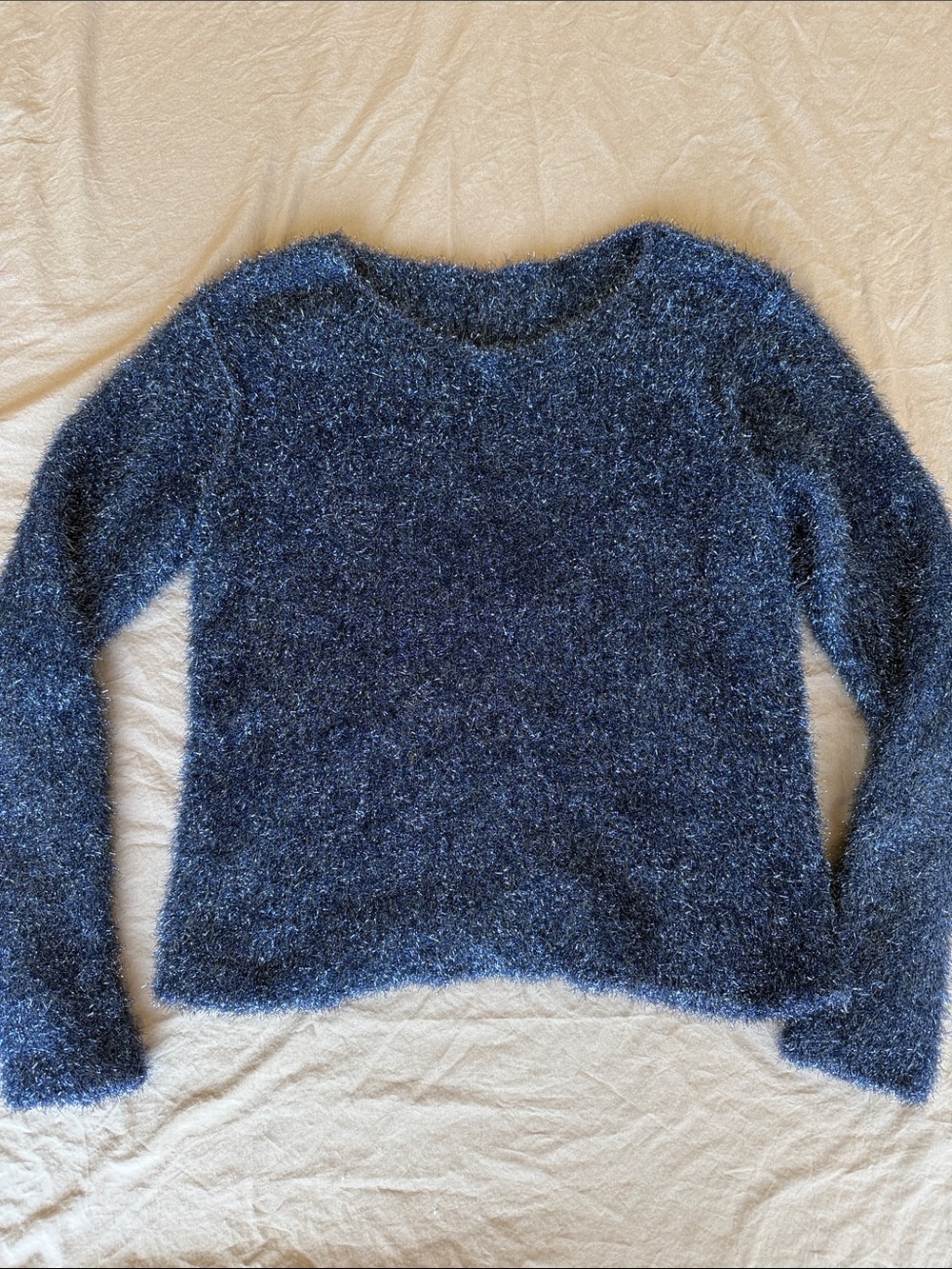 VTG Navy Blue sparkly Sweater